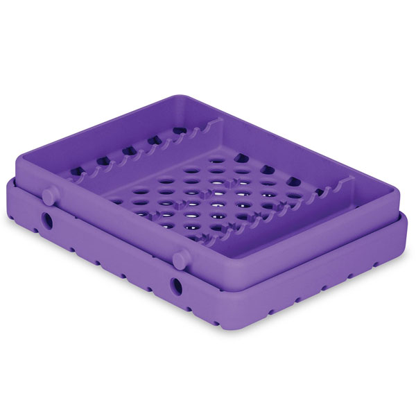 Cool Cassette 2 PURE PURPLE 10 Instrument Tray, 1/Pk. Holds instruments up to 7-1/8" long
