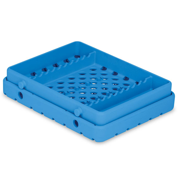 Cool Cassette 2 TRUE BLUE 10 Instrument Tray, 1/Pk. Holds instruments up to 7-1/8" long
