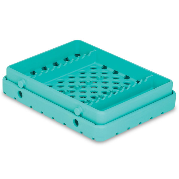 Cool Cassette 2 CLEAN GREEN 10 Instrument Tray, 1/Pk. Holds instruments up to 7-1/8" long