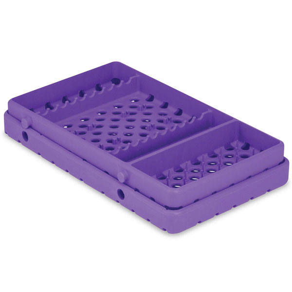 Cool Cassette 2 PURE PURPLE 10XL Instrument Tray with Additional Compartment for syringes or other