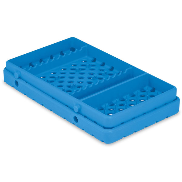 Cool Cassette 2 TRUE BLUE 10XL Instrument Tray with Additional Compartment for syringes or other