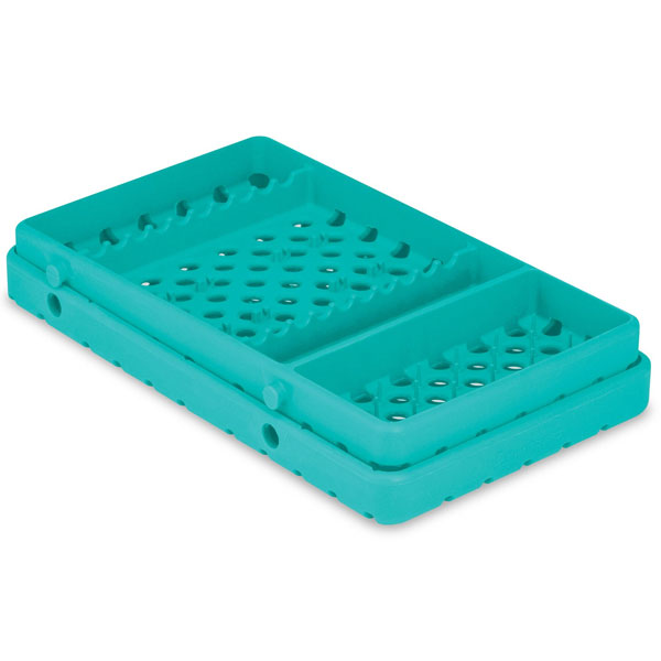 Cool Cassette 2 CLEAN GREEN 10XL Instrument Tray with Additional Compartment for syringes or other