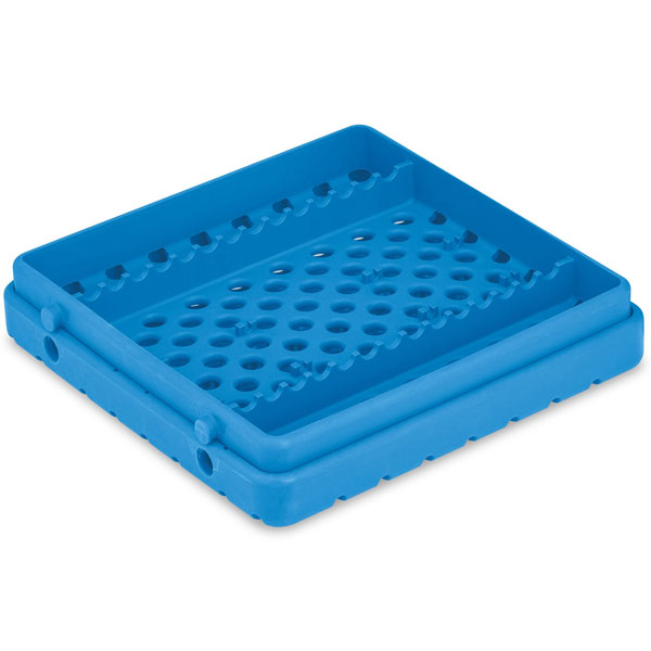German Dental Autoclave Sterilization Cassette Rack - Holds 7 Instruments, Blue (Cynamed PR-010) 11 thumbnail image