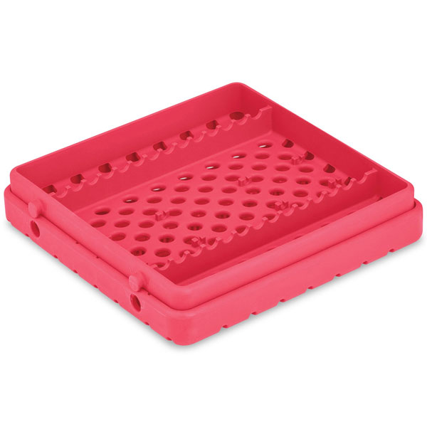 Cool Cassette 2 COOL CORAL 14 Instrument Tray, 1/Pk. Holds instruments up to 7-1/8" long