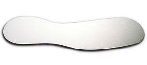 Practicon Stainless Steel #2 Lingual Intraoral Photography Mirror unbreakable, white gold plated