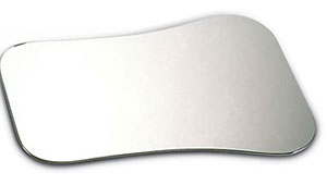 Practicon Stainless Steel #3 Occlusal Intraoral Photography Mirror unbreakable, white gold plated
