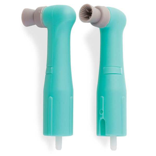 Practicon Disposable Prophy Angle with SOFT Cup Green 144/Pk. Webbed, Latex-Free. Smooth
