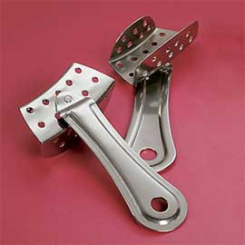 Practicon Large Rotating Mini Impression Trays Swivel 360 degree for use in any Quadrant, Anterior