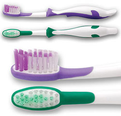 SmileGoods Y261 Child Toothbrushes, Soft, End-Rounded Dupont Tynex Bristles in an unbreakable, Fun