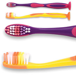 SmileGoods Y311 Child Toothbrushes, Soft, End-Rounded Dupont Tynex Bristles in an unbreakable