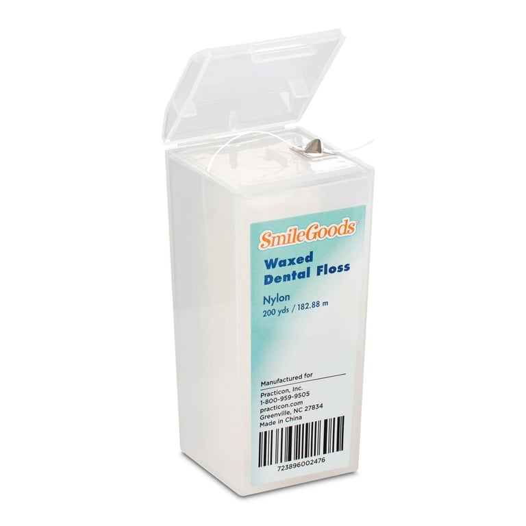 SmileGoods Waxed Nylon Dental Floss, Unflavored, 200yd Dispenser Spool Refill, 1/Pk. Offers