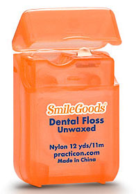 SmileGoods Unwaxed Dental Floss, coordinates toothbrushes and maximizes your savings! Each