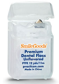 SmileGoods Premium PTFE Dental Floss coordinates toothbrushes and maximizes your savings! Each