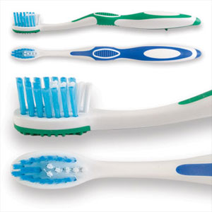 SmileGoods Y221 Child Toothbrushes, Extra-soft, Cross-angled Dupont Tynex Bristles with built-in
