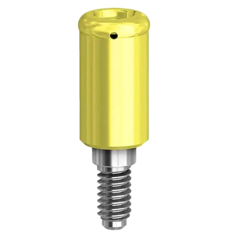 Preat PreatLoc ZrN-Coated 3.5mm Overdenture Attachment Abutment, 5.5mm, Zimmer TSV Compatible
