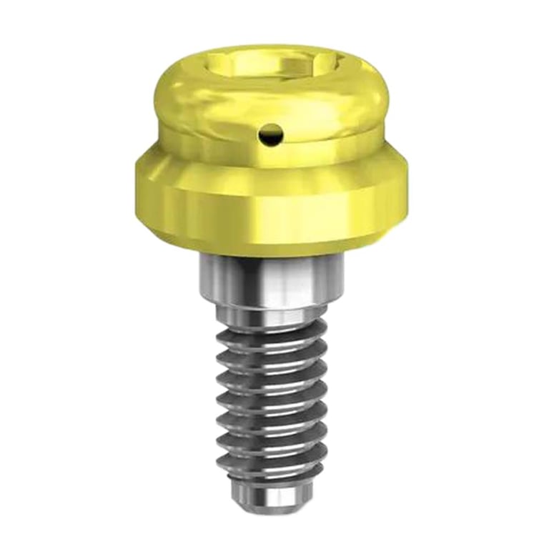 Preat PreatLoc ZrN-Coated 4.5mm Overdenture Attachment Abutment, 1.0mm, Zimmer TSV Compatible
