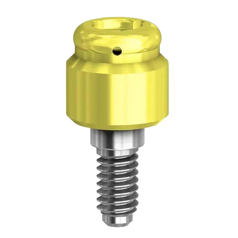 Preat PreatLoc ZrN-Coated 4.5mm Overdenture Attachment Abutment, 2.5mm, Zimmer TSV Compatible