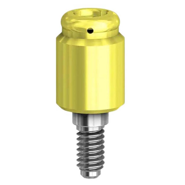 Preat PreatLoc ZrN-Coated 4.5mm Overdenture Attachment Abutment, 4.5mm, Zimmer TSV Compatible