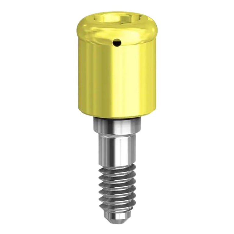 Preat PreatLoc ZrN-Coated NP Overdenture Attachment Abutment, 3.0mm, Nobel Biocare Tri-Lobe