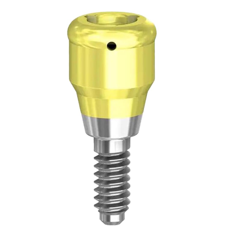 Preat PreatLoc ZrN-Coated NP Overdenture Attachment Abutment, 1.0mm, Nobel Active Conical