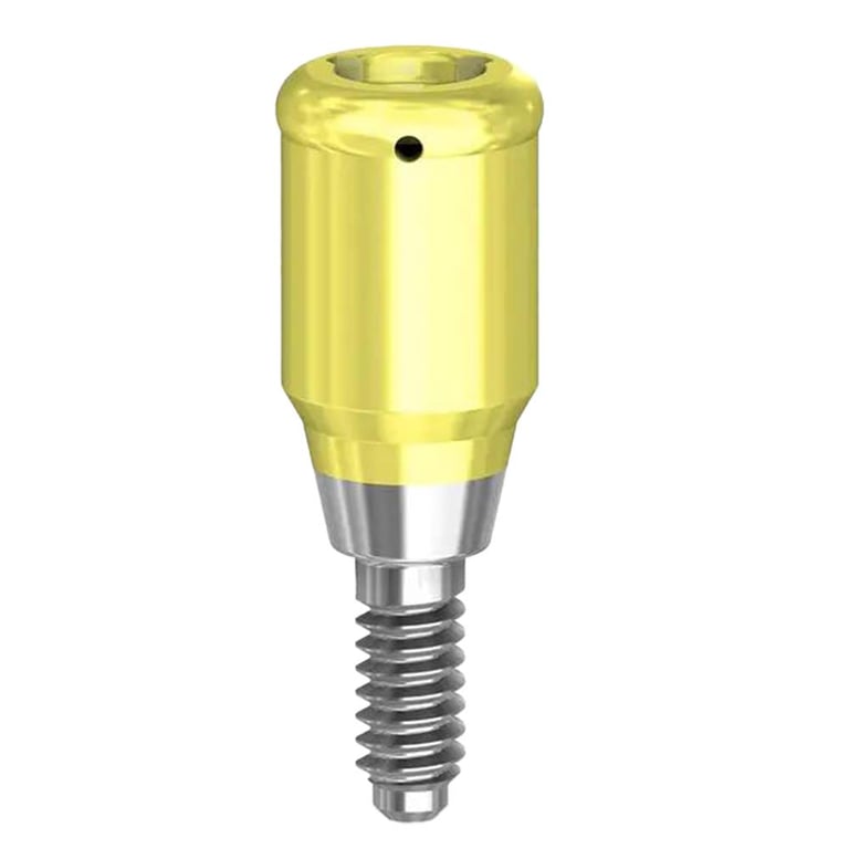 Preat PreatLoc ZrN-Coated NP Overdenture Attachment Abutment, 3.0mm, Nobel Active Conical
