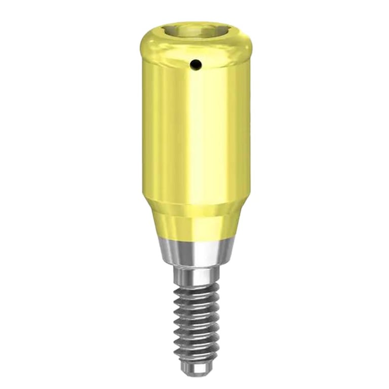 Preat PreatLoc ZrN-Coated NP Overdenture Attachment Abutment, 4.0mm, Nobel Active Conical