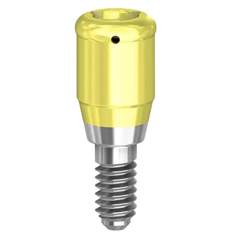 Preat PreatLoc ZrN-Coated RP Overdenture Attachment Abutment, 2.0mm, Nobel Active Conical