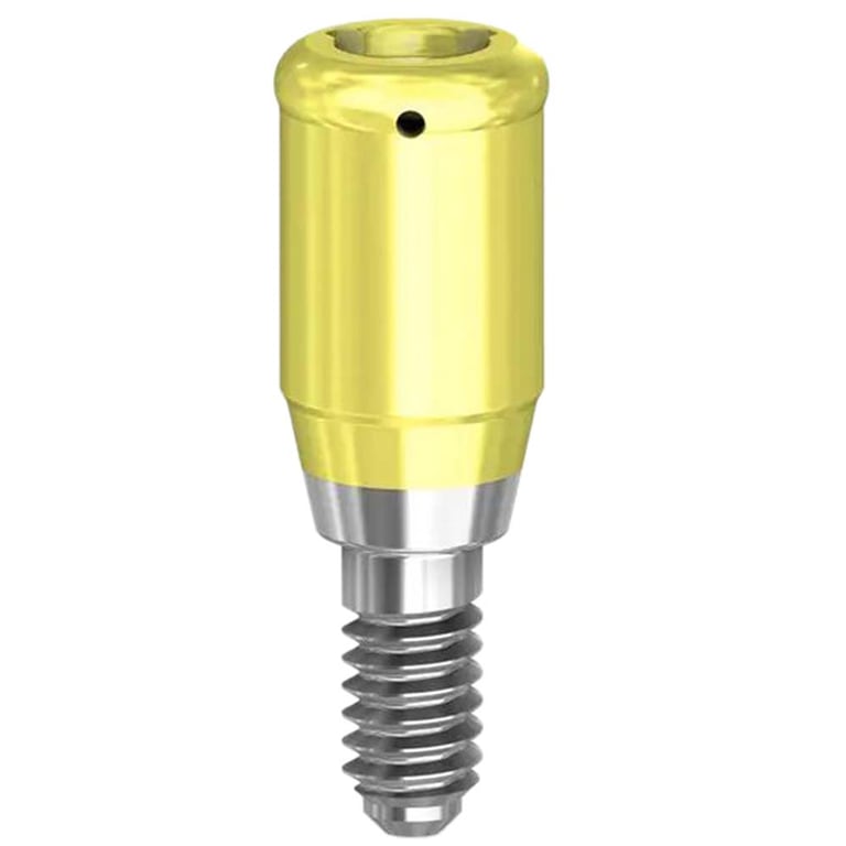 Preat PreatLoc ZrN-Coated RP Overdenture Attachment Abutment, 3.0mm, Nobel Active Conical