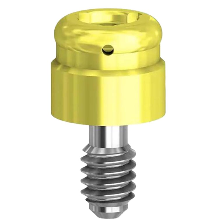 Preat PreatLoc ZrN-Coated RP Overdenture Attachment Abutment, 2.0mm, Nobel Branemark Compatible