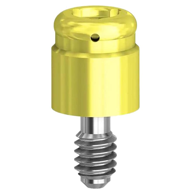 Preat PreatLoc ZrN-Coated RP Overdenture Attachment Abutment, 3.0mm, Nobel Branemark Compatible