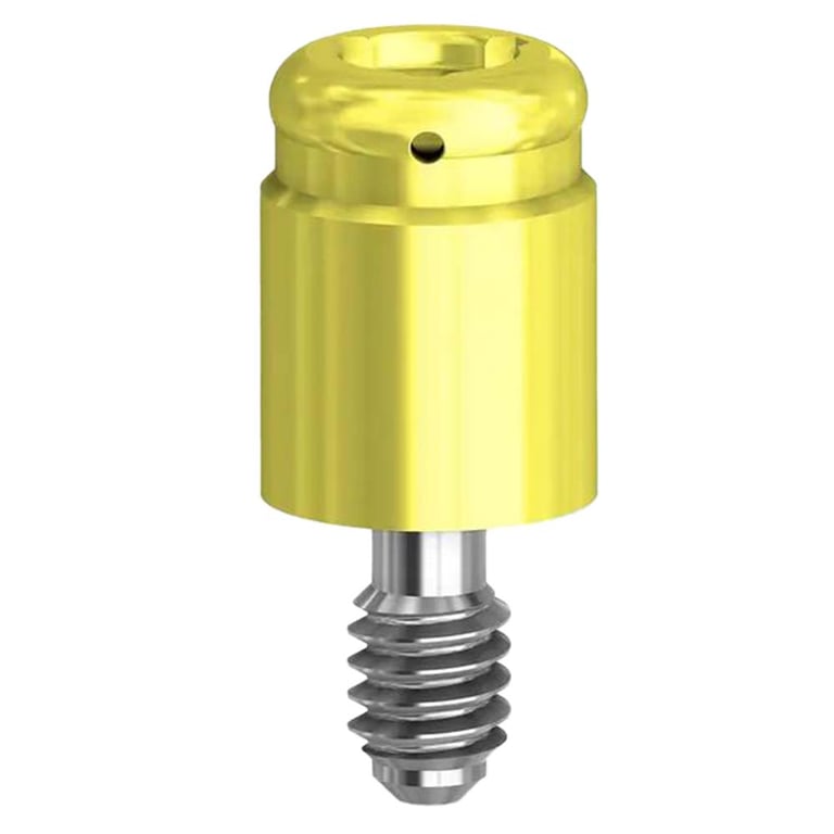 Preat PreatLoc ZrN-Coated RP Overdenture Attachment Abutment, 4.0mm, Nobel Branemark Compatible