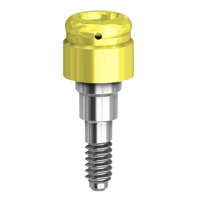 Preat PreatLoc ZrN-Coated 3.4mm Overdenture Attachment Abutment, 2.0mm, Biomet 3i Certain