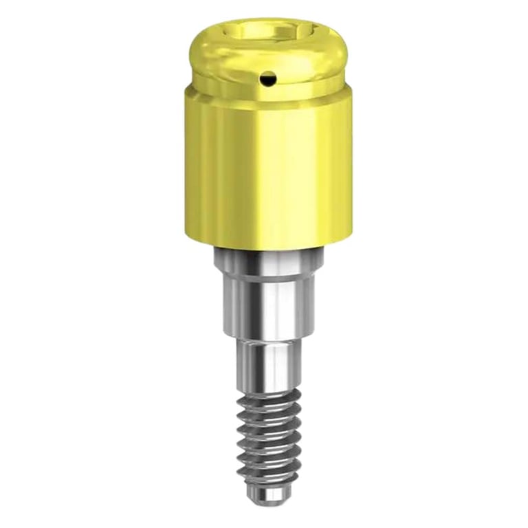 Preat PreatLoc ZrN-Coated 3.4mm Overdenture Attachment Abutment, 4.0mm, Biomet 3i Certain
