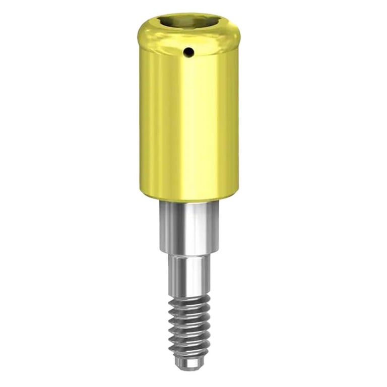 Preat PreatLoc ZrN-Coated 3.4mm Overdenture Attachment Abutment, 5.0mm, Biomet 3i Certain