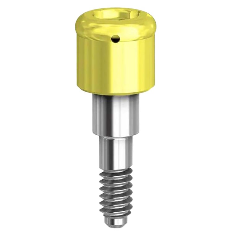 Preat PreatLoc ZrN-Coated 4.1mm Overdenture Attachment Abutment, 2.0mm, Biomet 3i Certain