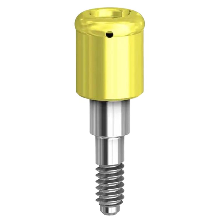 Preat PreatLoc ZrN-Coated 4.1mm Overdenture Attachment Abutment, 3.0mm, Biomet 3i Certain