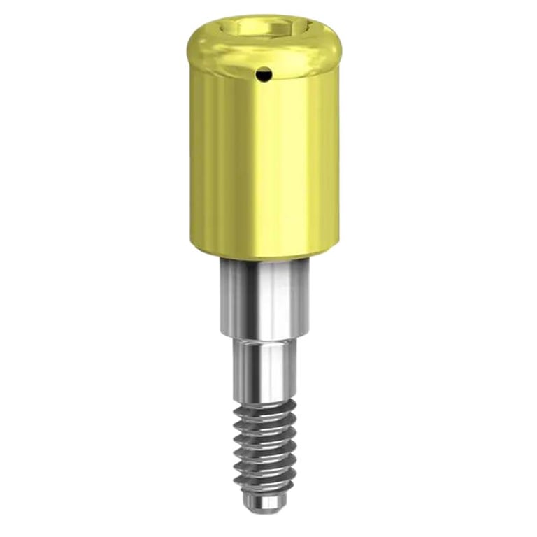 Preat PreatLoc ZrN-Coated 4.1mm Overdenture Attachment Abutment, 4.0mm, Biomet 3i Certain