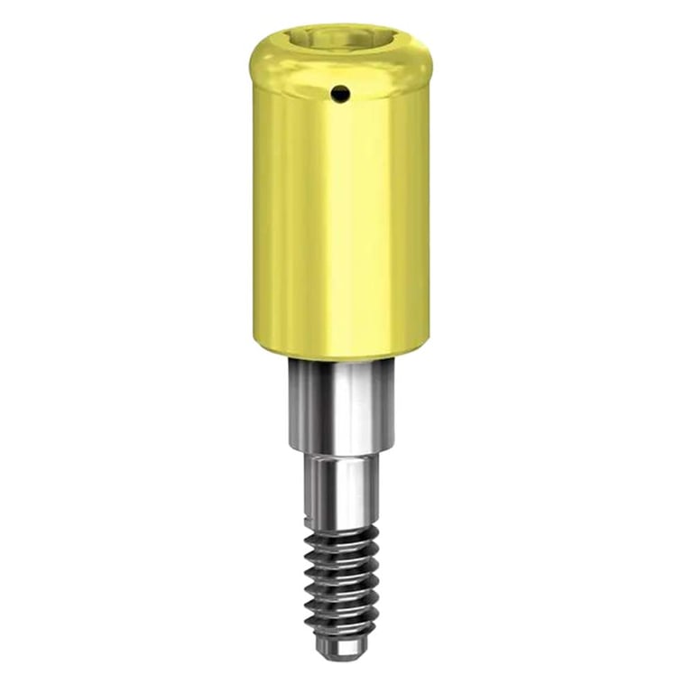 Preat PreatLoc ZrN-Coated 4.1mm Overdenture Attachment Abutment, 5.0mm, Biomet 3i Certain