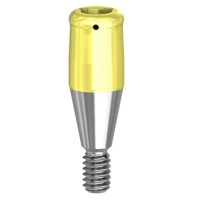 Preat PreatLoc ZrN-Coated Lilac Overdenture Attachment Abutment, 4.0mm, Astra Compatible, 1/Pk