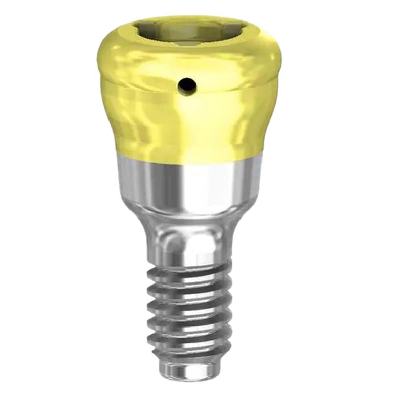 Preat PreatLoc ZrN-Coated Overdenture Attachment Abutment, 1.0mm, MegaGen AnyRidge Compatible
