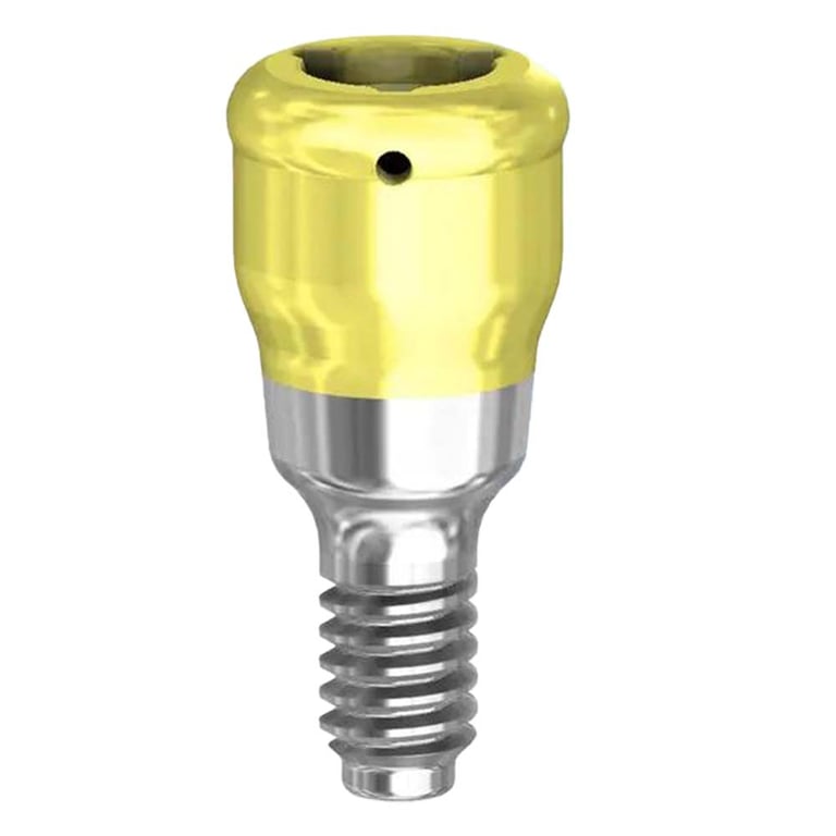 Preat PreatLoc ZrN-Coated Overdenture Attachment Abutment, 2.0mm, MegaGen AnyRidge Compatible