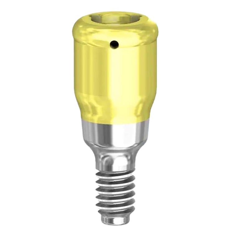 Preat PreatLoc ZrN-Coated Overdenture Attachment Abutment, 3.0mm, MegaGen AnyRidge Compatible