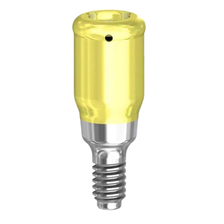Preat PreatLoc ZrN-Coated Overdenture Attachment Abutment, 4.0mm, MegaGen AnyRidge Compatible