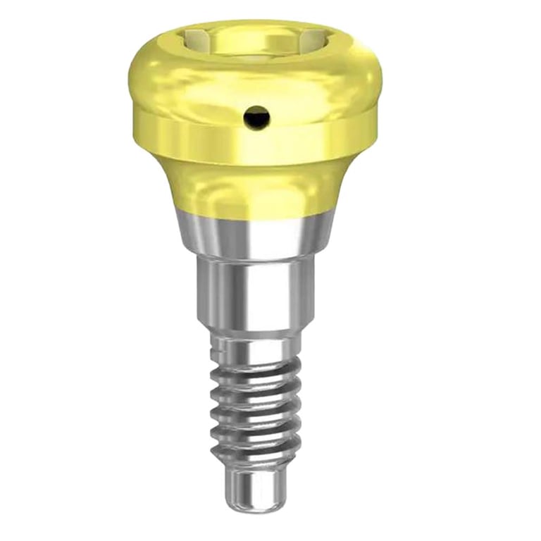 Preat PreatLoc ZrN-Coated 3.0mm Overdenture Attachment Abutment, 1.0mm, NobelActive Conical