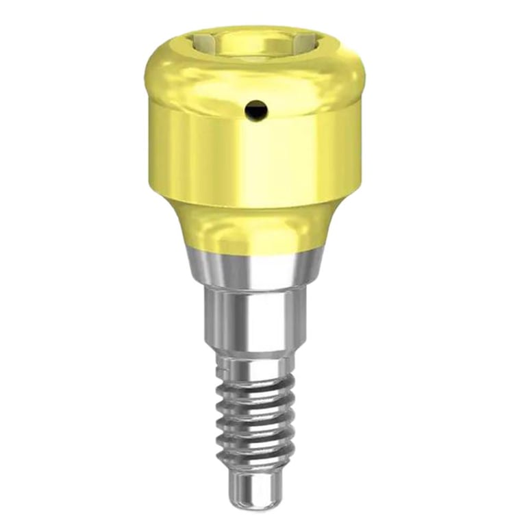 Preat PreatLoc ZrN-Coated 3.0mm Overdenture Attachment Abutment, 2.0mm, NobelActive Conical