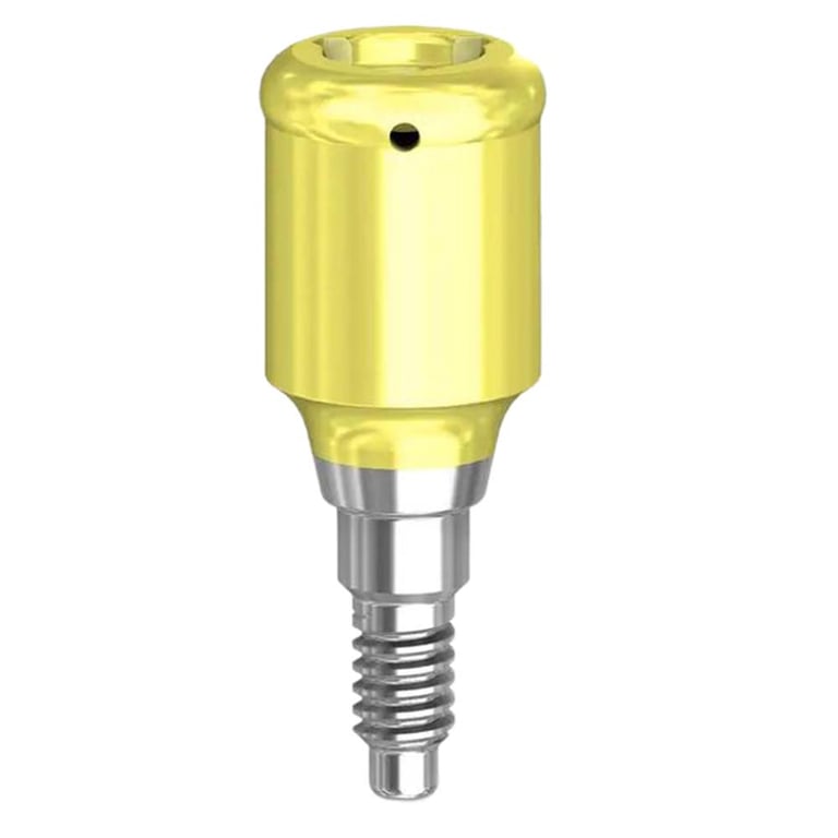 Preat PreatLoc ZrN-Coated 3.0mm Overdenture Attachment Abutment, 4.0mm, NobelActive Conical