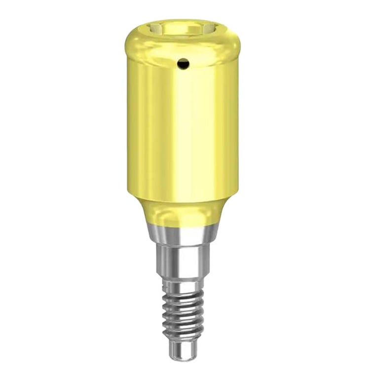Preat PreatLoc ZrN-Coated 3.0mm Overdenture Attachment Abutment, 5.0mm, NobelActive Conical