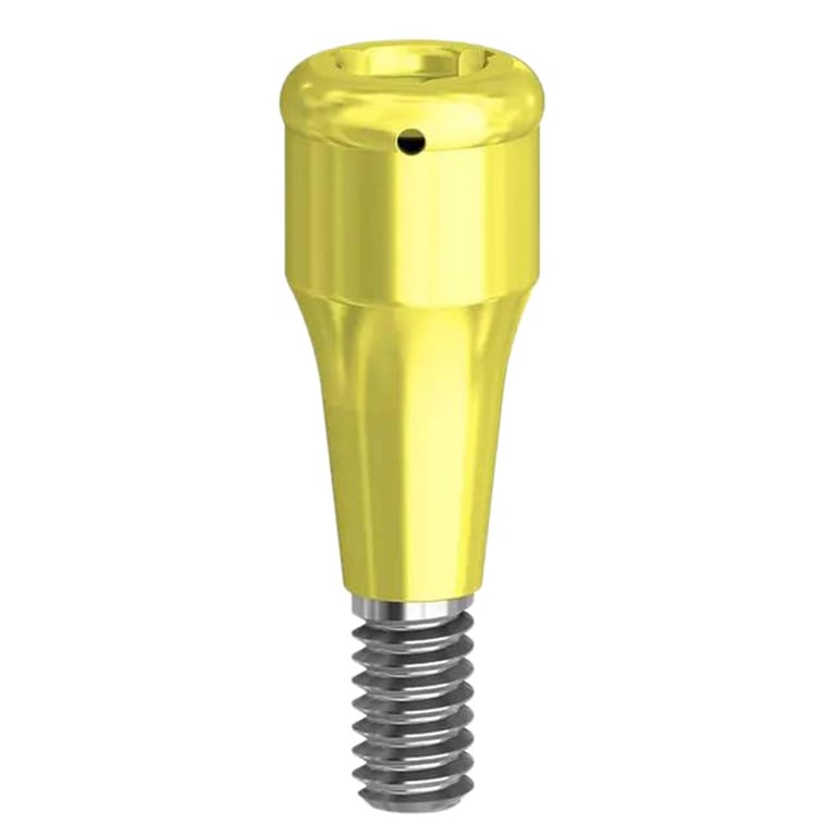Preat PreatLoc ZrN-Coated C/X Overdenture Attachment Abutment, 4.0mm, Ankylos Compatible, 1/Pk