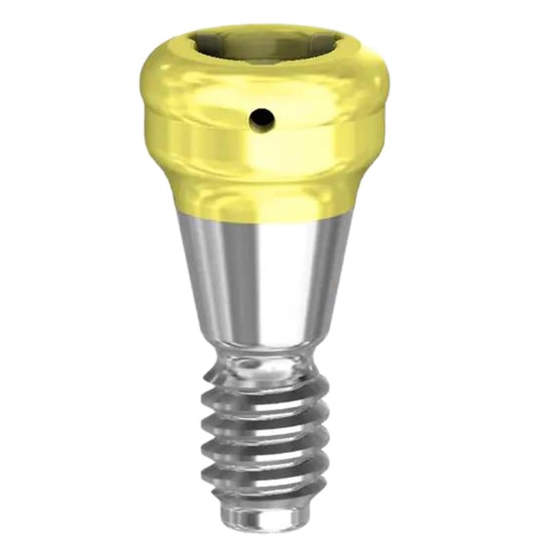 Preat PreatLoc ZrN-Coated Mini Overdenture Attachment Abutment, 1.0mm, Hiossen ETIII Compatible