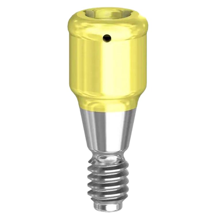 Preat PreatLoc ZrN-Coated Mini Overdenture Attachment Abutment, 3.0mm, Hiossen ETIII Compatible